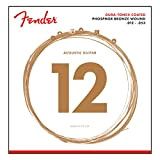Fender® »860L DURA-TONE® COATED PHOSPHOR BRONE ACOUSTIC STRINGS« Corde per Chitarra Acustica - Ball End - 012/053