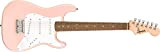 Fender Chitarra Squier Mini Strat V2, Colore rosa conchiglia (shell pink)