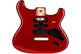 Fender® »DELUXE SERIES STRATOCASTER® ALDER BODY - HSH ROUTING« Corpo della Chitarra - Ontano - Colore: Candy Apple Red