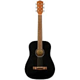 Fender FA-15 3/4 Wn Black Guitarra Acústica