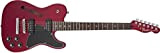Fender Jim Adkins Signature Series JA-90 Telecaster Thinline - Tastiera di alloro, colore: Rosso cremisi trasparente