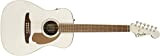 Fender Malibu Player - Chitarra acustica della serie California, colore bianco e oro (Arctic Gold)