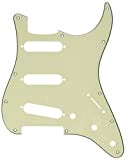 Fender® »MODERN-STYLE STRATOCASTER® S/S/S PICKGUARD - 11-HOLE« Battipenna per chitarra elettrica | 4-strati | Finitura: Mint Green