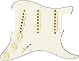 Fender PickGuard Pre-cablaggio Strat Vintage Noishless - S / S / S - Pergamena Bianco