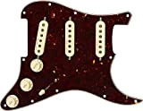Fender Pickguard Pre-cablato Strat Texas Special - S / S / S / S / S / S - Nero