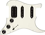 Fender PickGuard Strat Shawbucker Bridge / Gen4 Nuishless Medio & Collo - H / S / S - Bianco