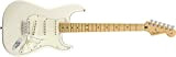 Fender - Player Stratocaster - Chitarra elettrica, tastiera in acero - bianco (Blanco polar)