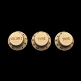 Fender© »Strat Pot Knobs« Manopole di controllo per Stratocaster® - Volume/Tone/Tone - Pergameno