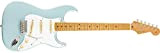 Fender Vintera '50s Stratocaster - Tastiera in acero, colore: Blu Sonic