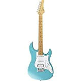 FGN Guitars Odyssey - Chitarra elettrica tradizionale con custodia, colore: Blu menta