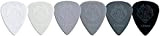 Fire Stone Plettro, Plectrum/Pick Nylon, Forma 351, Superfice"Relief", 0.88 mm, Grigio Scuro, 12 Pezzi