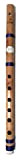 Flauto dolce Bansuri indiano in bambù, 35,6 cm, per principianti e professionisti