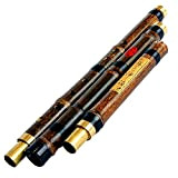Flauto Flauto Di Bambù Verticale Cinese Professionale Xiao Woodwind Musical Instrument Key Of F/g Dizi 3 Section Flauta Xiao