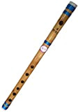 Flauto traverso bansuri indiano in bambù, 35,6 cm, per principianti e professionisti