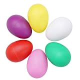 FLYAMAPIRIT Egg Maracas Musical Egg Shaker Set sonaglio per uova e germi, giocattolo per neonati e bambini, 6 colori, 24 ...