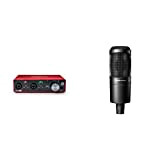 Focusrite 2I2 Scarlett - Interfaccia Audio Usb Di Terza Generazione & Audio-Technica At2020 Microfono Cardioide A Condensatore Per Voce Fuori ...