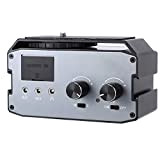 FOFY Mixer, Mixer di Registrazione con Doppia Uscita XLR da 3,5 mm in Metallo per Fotocamera per videocamera