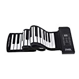 Fosa Portable 61 Keys Flessibile flessibile in silicone digitale Roll up Keyboard Piano, pieghevole e portatile