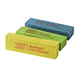 Fret Erasers180 & 400 & 1000 Grit, Abrasive Rubber Blocks Fret Polishing Rubber Set of 3