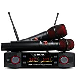 G-MARK EW100 Microfono wireless per karaoke microfono microfono pc wireless portatile frequenza regolabile per feste e studio DJ