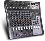 G-MARK MR-80S mixer professionale dj 8 canali stereo mixer mixer USB Bluetooth registrazione computer riproduzione alimentazione phantom USB Digital Audio ...