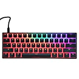 Gaming Mechanical Keyboard 61Key Keyboard Gaming Mechanical Wired TypeC LED Backlight Computer Accessories PK61