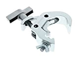 Gancio Aliscaf supporto Morsetto Rapido a “C” Per Tralicci Truss in Alluminio Certificato 250kg (Selflock Hook Easy)