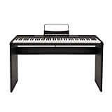 Gear4music SDP-2 Pianoforte Digitale 88 Tasti Pesati Con Supporto