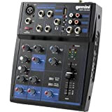 Gemini Sound GEM-05USB - Audio Mixer Analogico a 5 Canali Compact 5 Channel Incluso un Canale MIC a Basso Rumore, ...