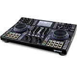 Gemini Sound SDJ-4000 Standalone, MIDI Controller DJ Attrezzature Consolle Tavolo con 2 Ponti, Miscelatore Audio a 4 Canali, Ruote Jog ...
