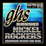 GHS™ Strings »BURNISHED NICKEL ROCKERS™ - BNR-L - ELECTRIC GUITAR« Corde per Chitarra Elettrica - Polished Pure Nickel - Light: ...