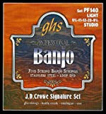 GHS™ Strings »J.D. CROWE SIGNATURE - PF140-5-STRING BANJO« Corde per Banjo - Stainless Steel - Loop End - Light: 09.5-11-12-20-09.5
