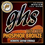 GHS Strings »THIN CORE PHOSPHOR BRONZE - TCB-M - ACOUSTIC GUITAR« Corde per Chitarra Acustica - Phosphor Bronze - Medium: ...