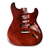 GIAOGIAO Guitar Body Sostituzione Brown Color Color Electric Guitar Body High GLIP Guitar Barrel Body Electric Guitar Barrel