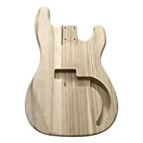 GIAOGIAO Infinished Handcrafted Fai da Te Body Guitar Body Guitar Electric Guitar Maple per Bass Guitar Body