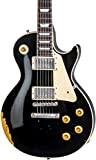 Gibson Les Paul Standard Black Over Gold Aged NH Black Over Gold Nickel