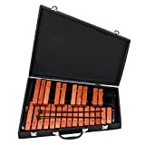 GLP xilofono a 25 note, strumento didattico a percussione in legno regalo con 2 mazzuole e custodia per il trasporto, ...