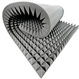 GMP Tech Beauty of Sound - Tappetino acustico in schiuma a piramidi, 100 x 200 x 8 cm, isolamento in ...