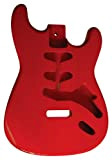 Golden Gate s-201 vintage S Style chitarra elettrica corpo, Fiesta Red