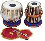 Grande cesto 1021 – Strumento musicale indiano professionale in legno Bayan Tabla, Dayan Tabla per principianti e studenti/ragazzi/ragazze