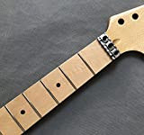 Grande testa chitarra Collo 24 tasti 24.8 "Tastiera in acero dado di bloccaggio finitura lucida