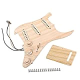 Guangcailun Pickguard Guard Cover Wood Double Coils Pickup Back Plate Guitar Parts