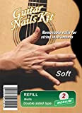 Guitar Nails REFILL Soft (2) Medium | Unghie per Chitarra | removibili | con Biadesivo