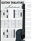 Guitar Tablature Notebook: 6 String Guitar Chord Manuscript Staff Paper For Music Notes, Blank Music Sheet Tabs Journal, Acoustic Player ...