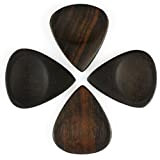 Gypsy Tones - Confezione di 4 plettri in legno d'ebano africano