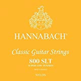 Hannabach 652357 Set Corde per Chitarra Classica Serie 800, Tensione Super Bassa, Argentato