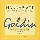 Hannabach Corde per chitarra classica, Serie 725 Tensione medio/alto Goldin - corde singole A5/La5