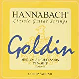 Hannabach Corde per chitarra classica, Serie 725 Tensione medio/alto Goldin - corde singole E6/Mi6