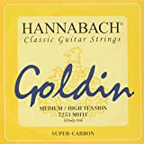 Hannabach Corde per chitarra classica, Serie 725 Tensione medio/alto Goldin - corde singole G3/Sol3