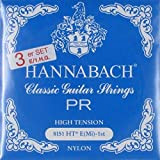 Hannabach Corde per chitarra classica Serie 815 High Tension Silver Special, set di 3 corde cantini